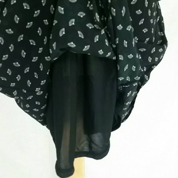 H&M black and white seashell print sheer dress - Picture 7 of 8